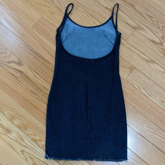 Denim Low Back Dress - Picture 2 of 2